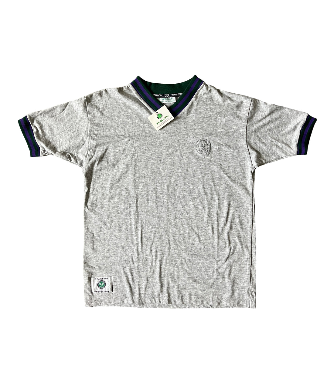 Vintage Wimbledon V-Neck T-Shirt (circa 1990s)