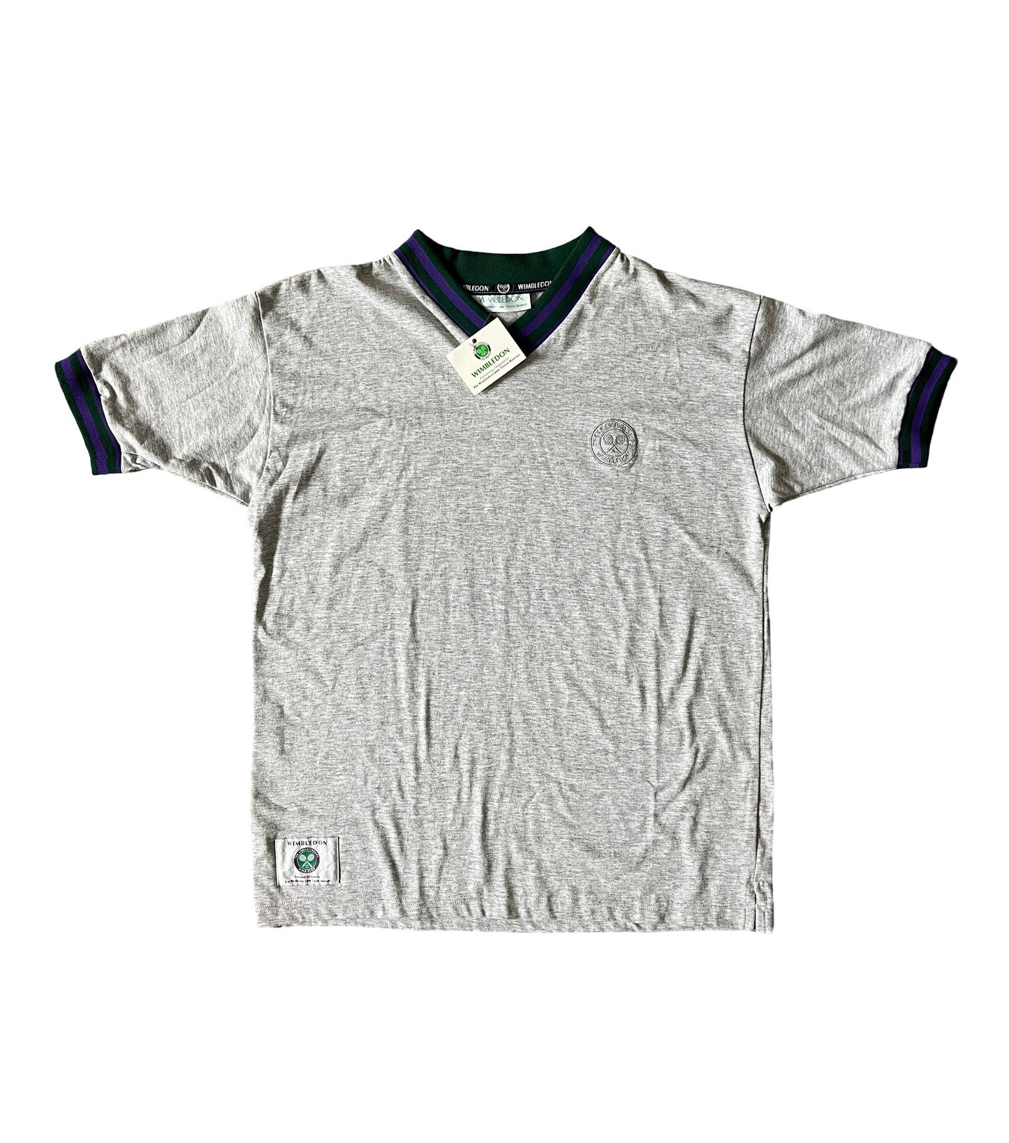 Vintage Wimbledon V-Neck T-Shirt (circa 1990s)