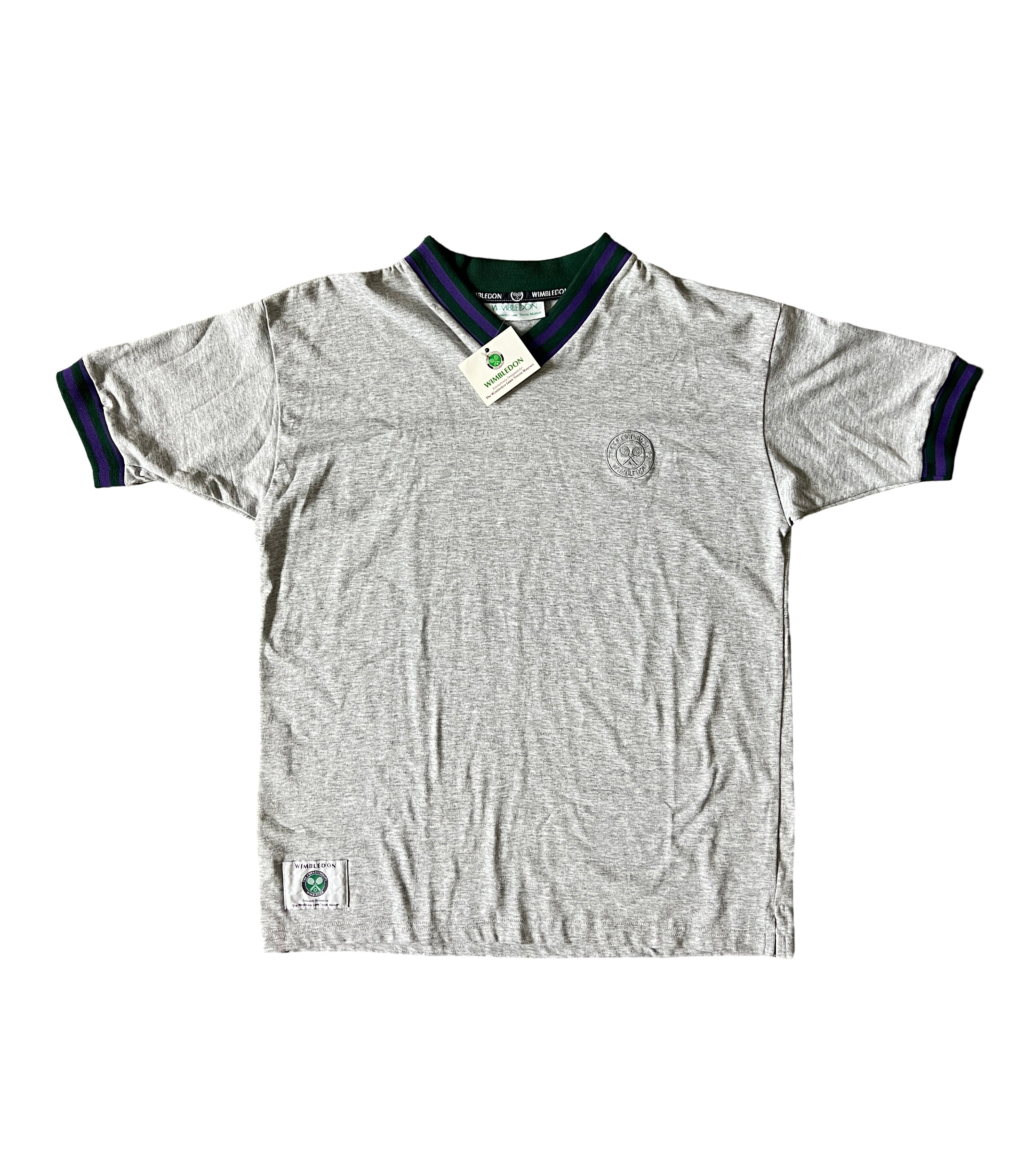 Vintage Wimbledon V-Neck T-Shirt (circa 1990s)