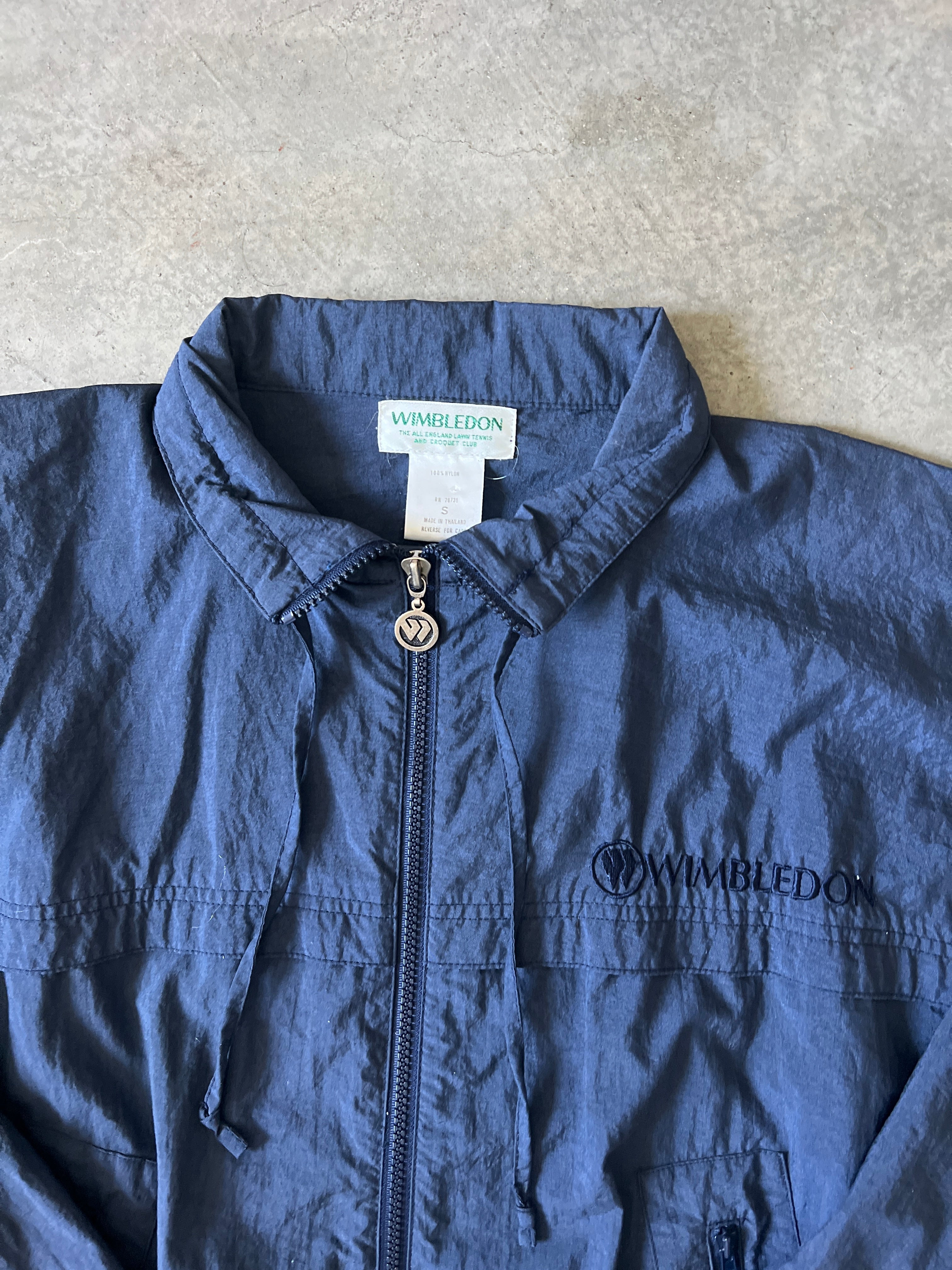 Vintage Wimbledon Nylon Tennis Jacket (circa 1990s)