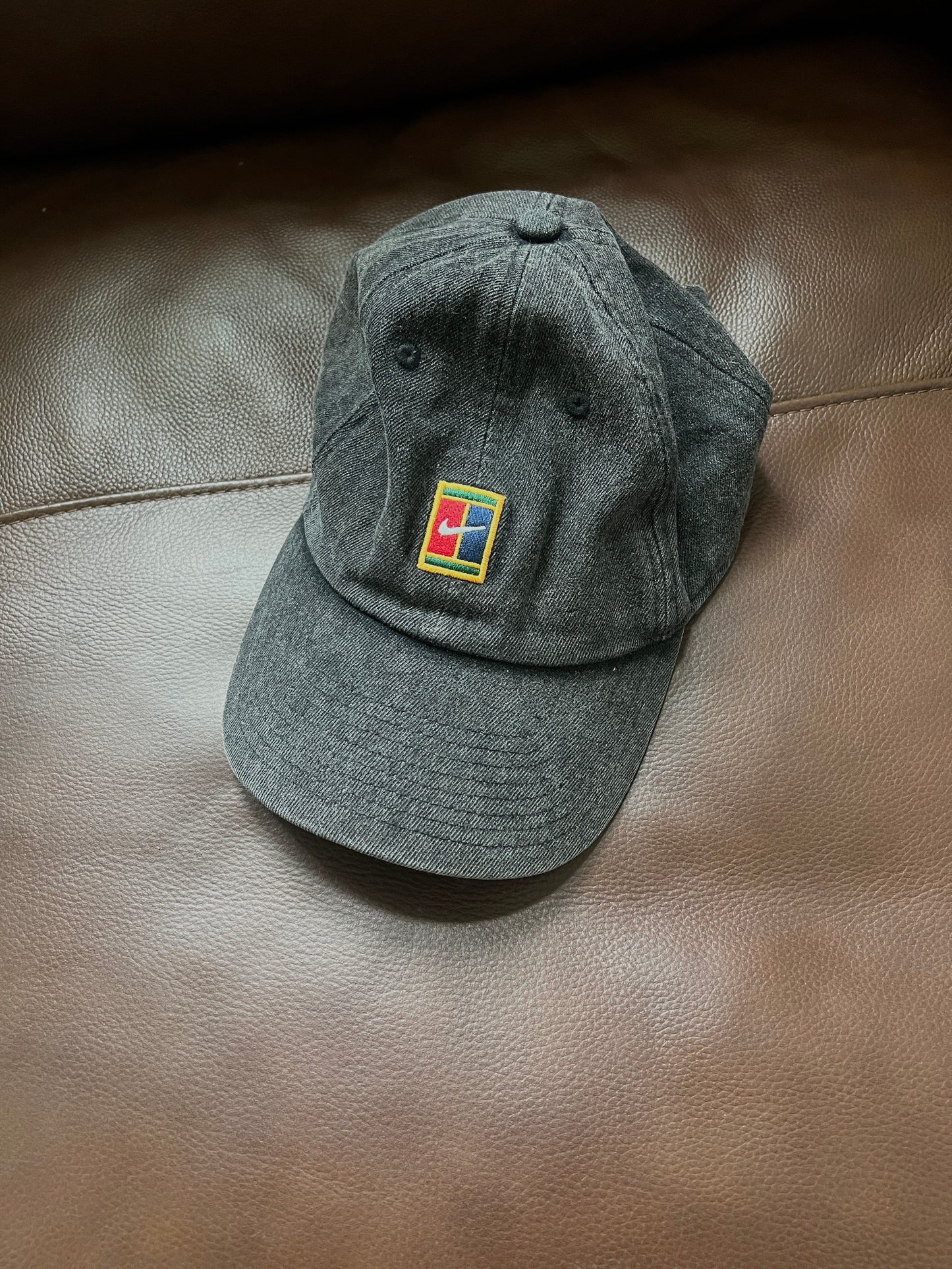 Vintage Nike Court Agassi 
Denim Hat (circa 1990s)