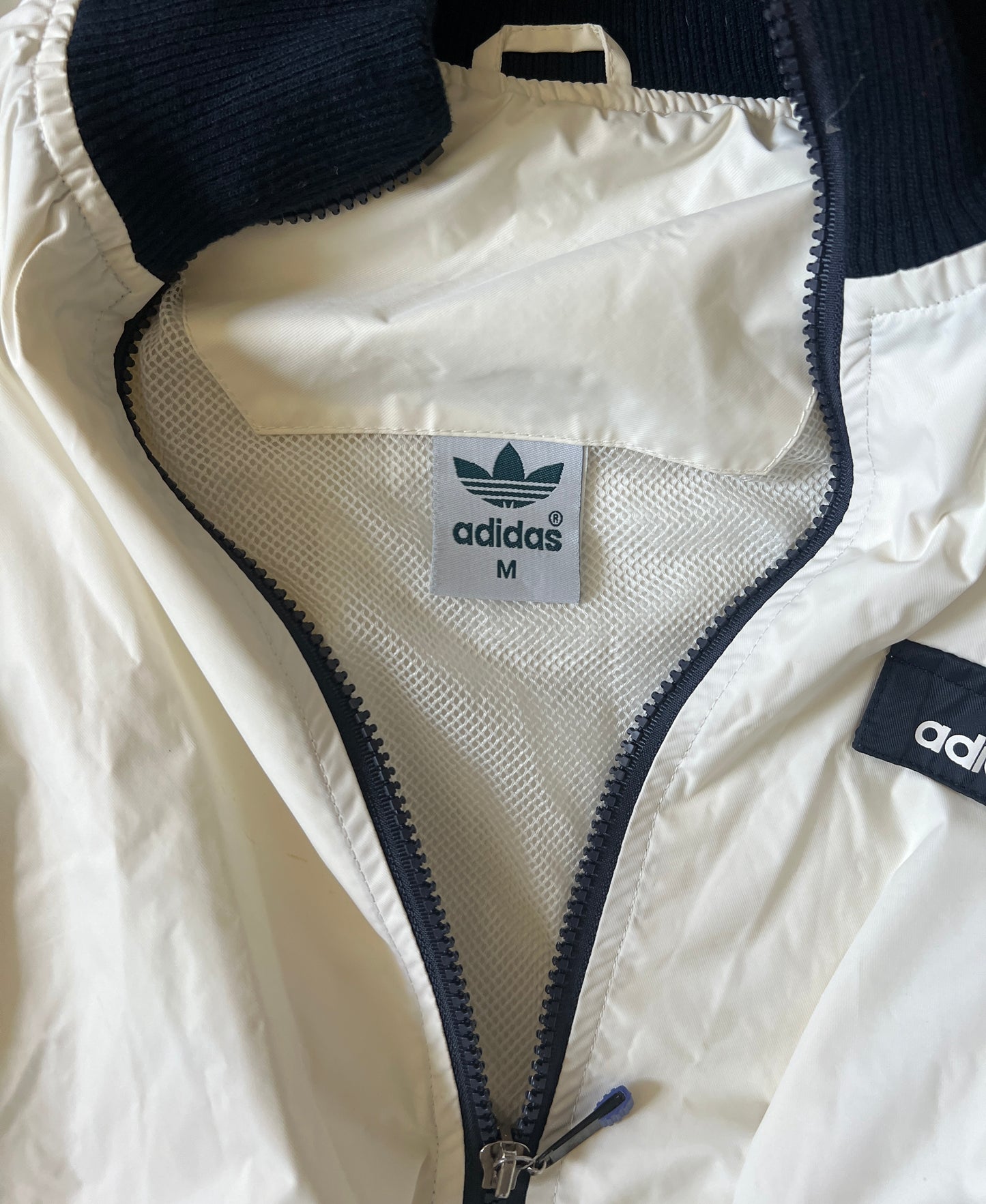 Vintage Adidas Cream Tennis Jacket (circa 1990s)