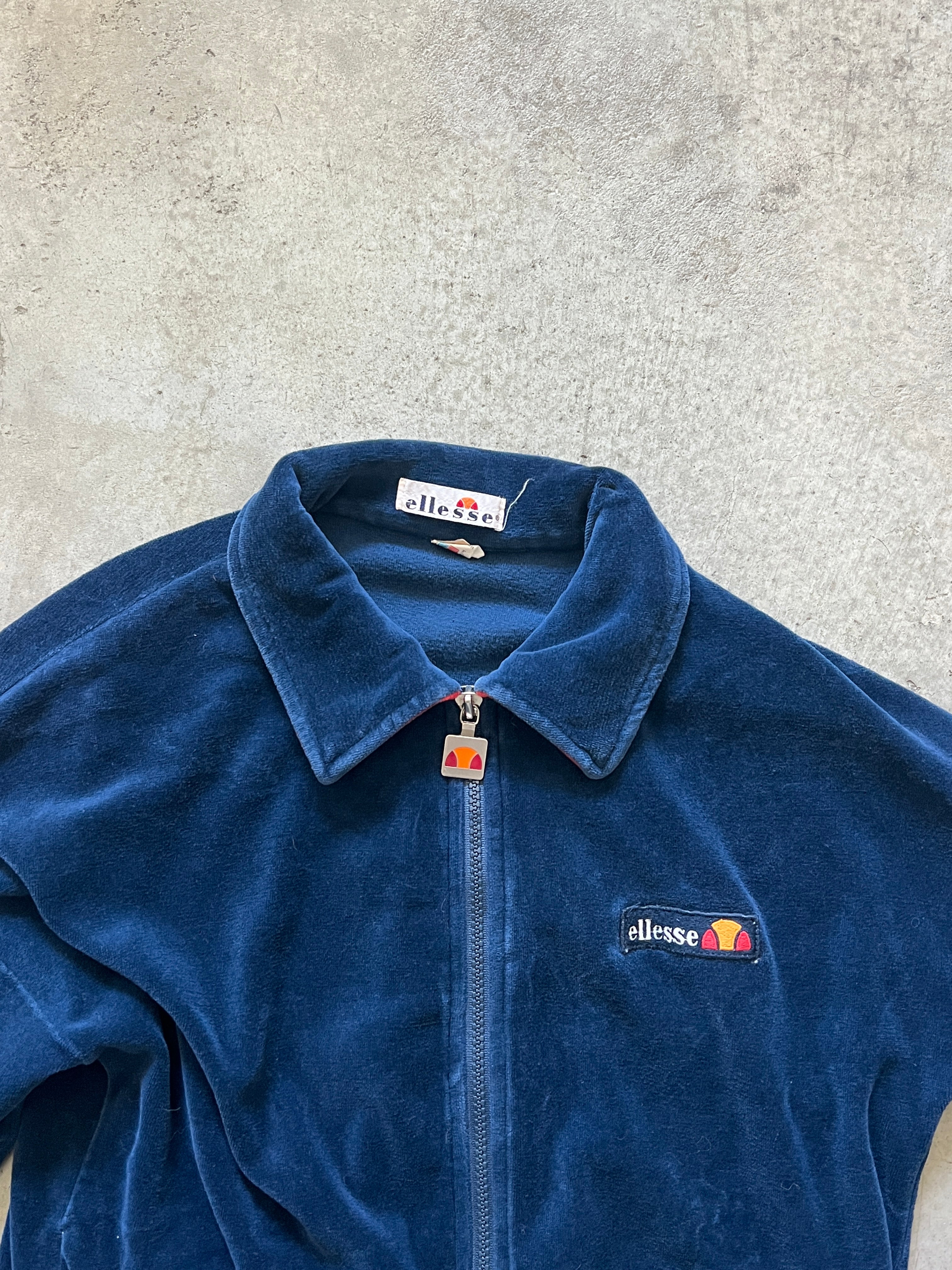 Vintage Ellesse Velvet Tennis Jacket (circa 1980s)