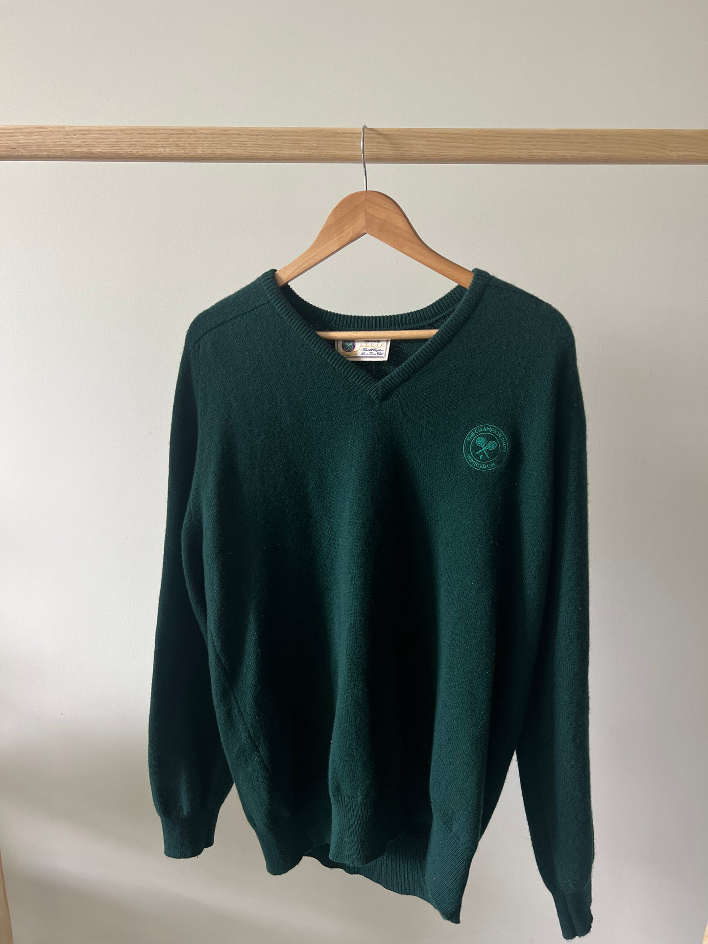 Vintage Wool Wimbledon Sweater (circa 1990s)