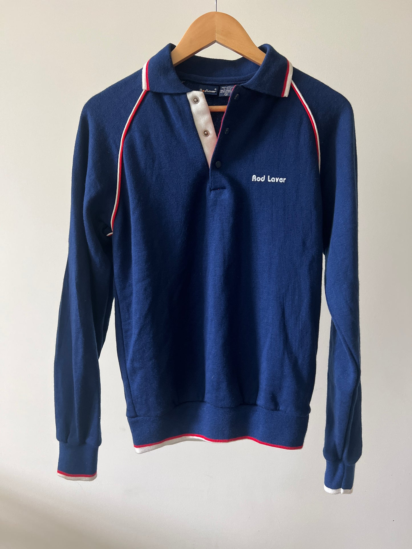 Vintage Rod Laver Collared Sweatshirt (circa 1980s)