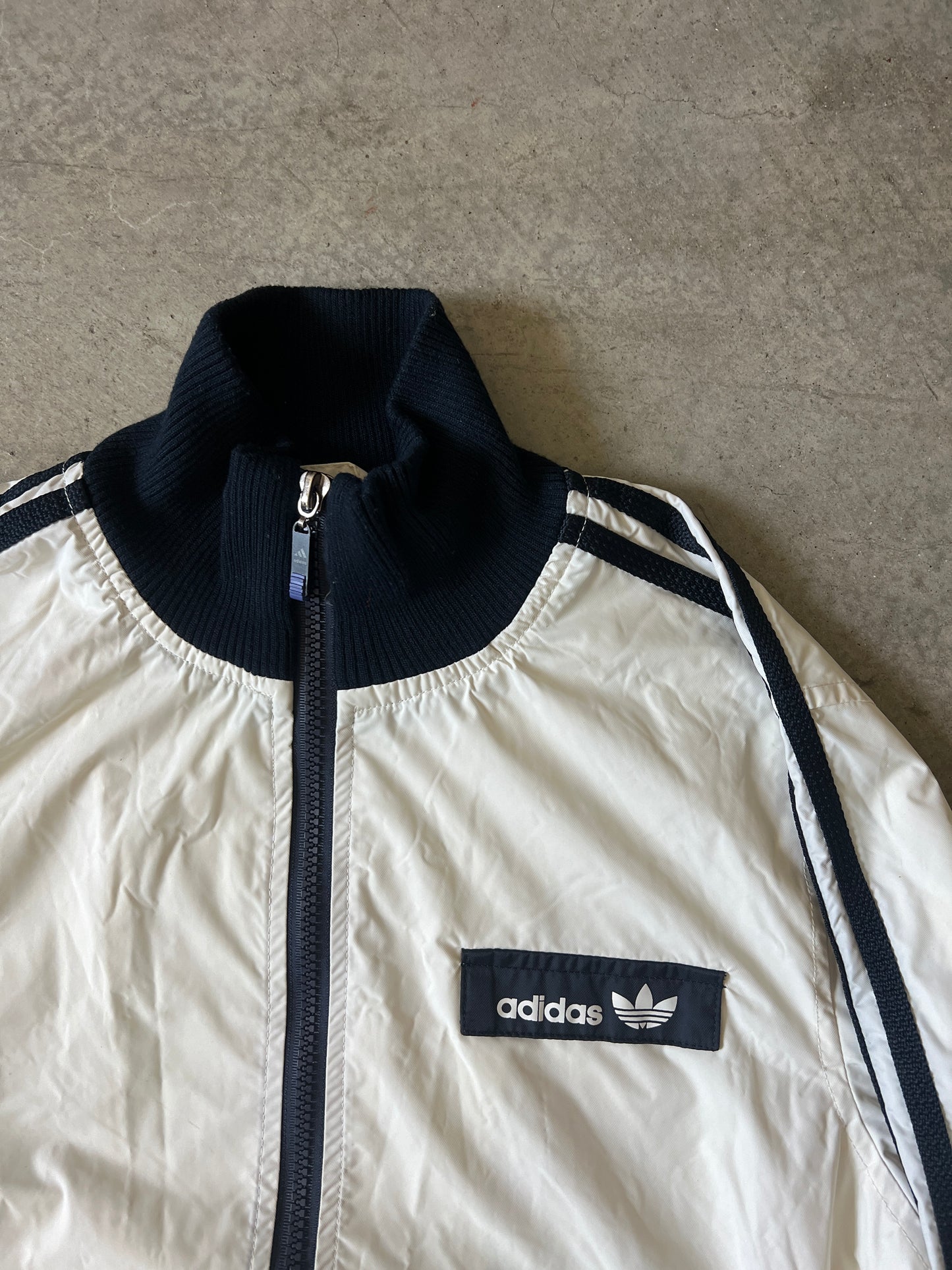 Vintage Adidas Cream Tennis Jacket (circa 1990s)